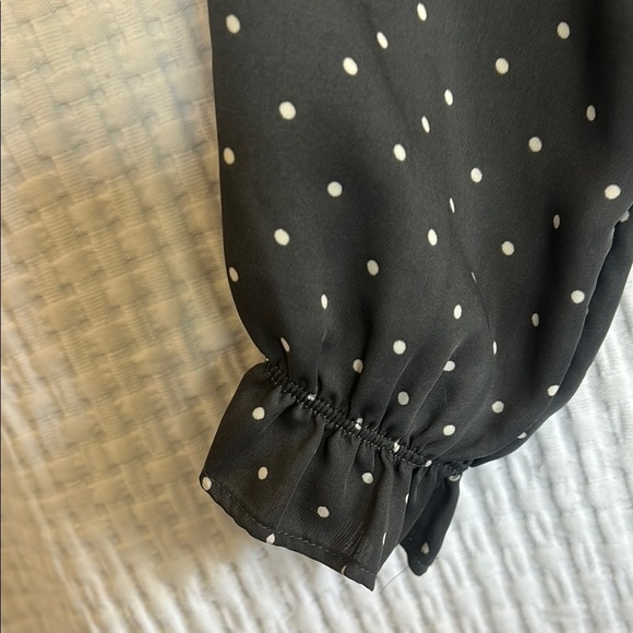H&M Black Polka Dot Mini Dress - Picture 2 of 10